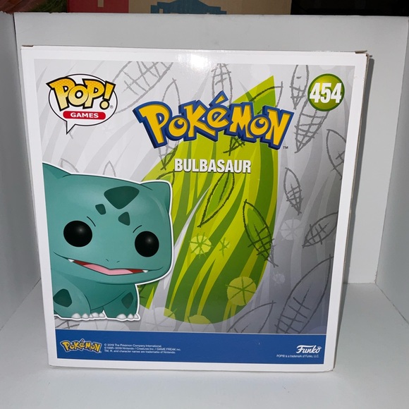 FUNKO POKÉMON BULBASAUR 10 IN JUMBO POP VAULTED NIB PRICE FIRM - Picture 11 of 11